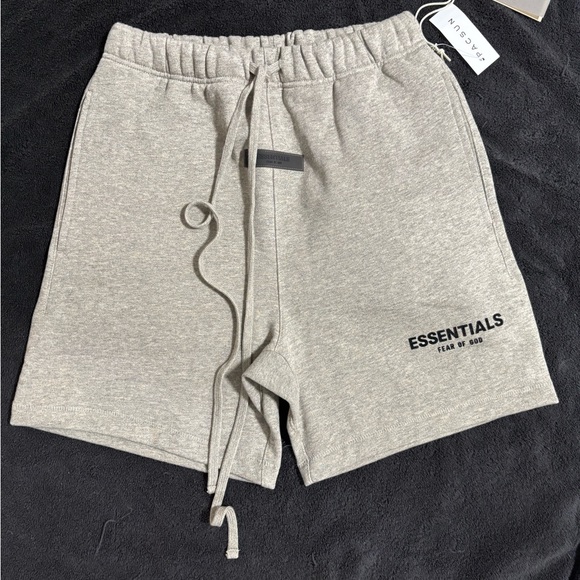 Essentials Other - Essentials Light Gray Athletic Men's Shorts